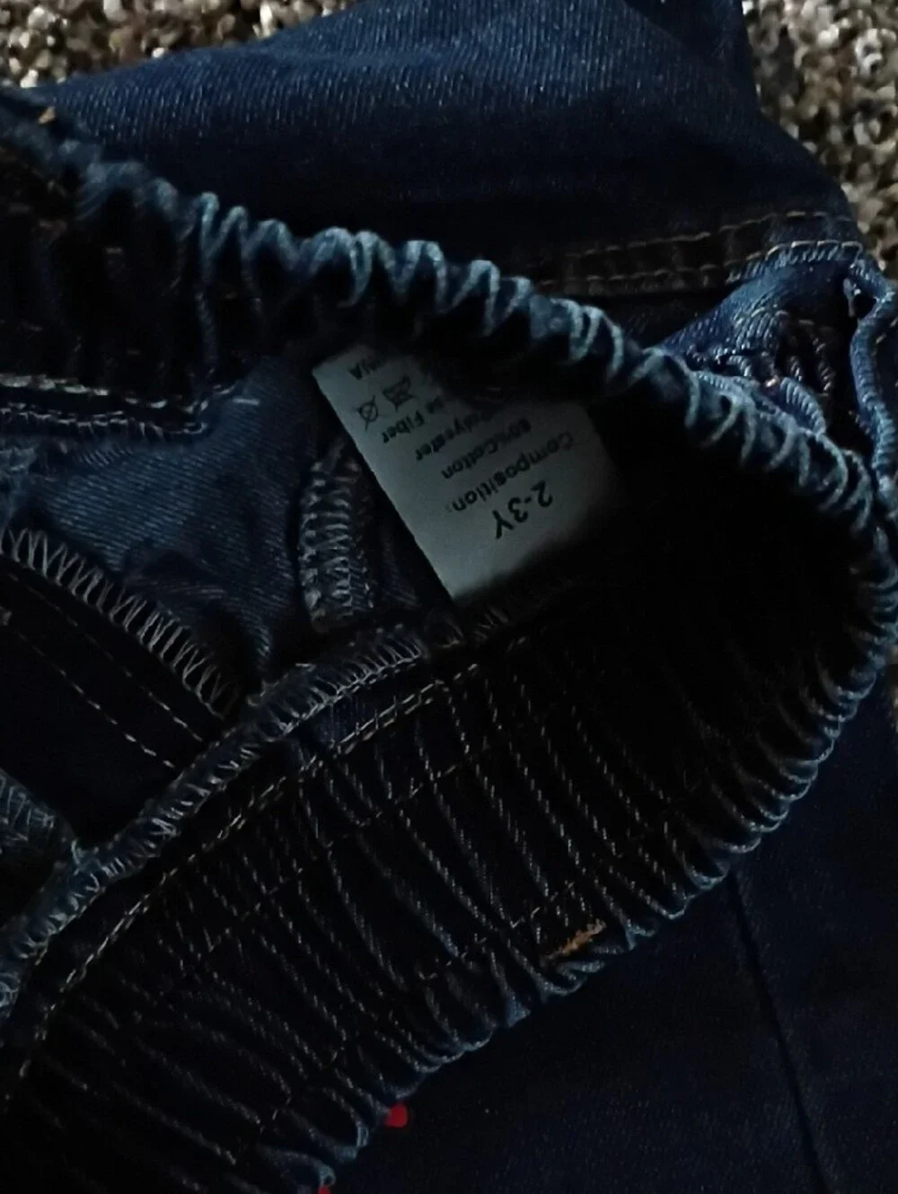 Disney Navy Kids' Jeans with Winnie the Pooh Graphics - Yellow & Red